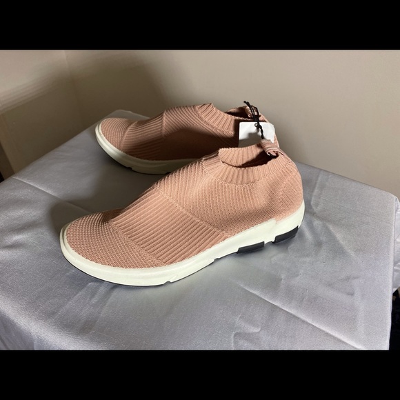 Pink Mesh Knit Sock Trainers - Picture 3 of 5